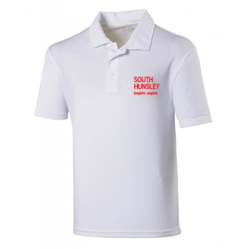 South Hunsley Performance Wicking Polo (with your school logo)