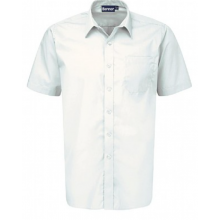 Boys Twin Pack White Short Sleeve Shirt