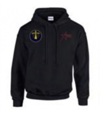 Archbishop Spotlight Scholarship Overhead Hoodie (with emb badges to front and large print to rear)