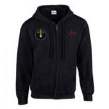 Archbishop Spotlight Scholarship Zipped Hoodie (with emb  badges to front and large print to rear)