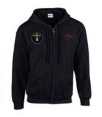 Archbishop Spotlight Scholarship Zipped Hoodie (with emb  badges to front and large print to rear)