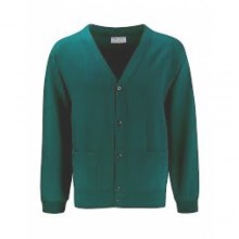 Brough Jade Cardigan with your school logo (Gold text)