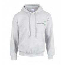 East Riding College Early Years Hoodie (with college full col. logo and navy print to rear)