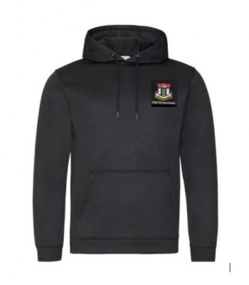 Old Hymerians Sports Breathable Hoodie (with embroidered logo)