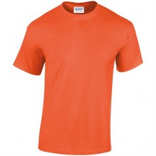 White Cross Netball Orange  plain T-Shirt