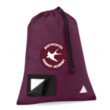 Southcoates Gym Bag (with your white print school logo)