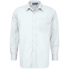 Boys Twin Pack Regular Fit White Long Sleeve Shirt